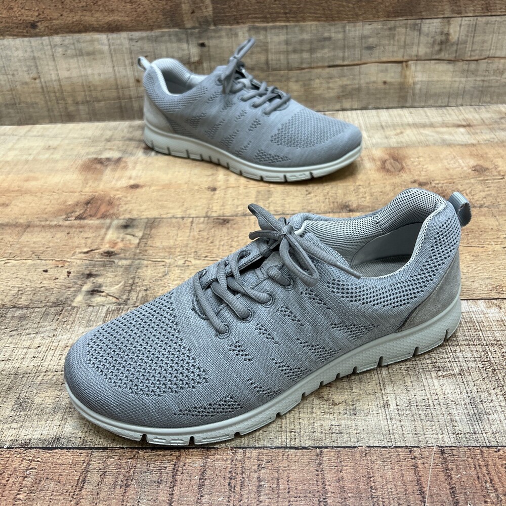 Hotter Comfort Nova Standard Womens Gray Walking Shoes Size 8.5 US NWOB!